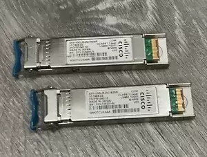 LOT 2 Cisco XFP-10GLR-OC192SR V03 10-1989-03 Transceiver Module Genuine #M22-18