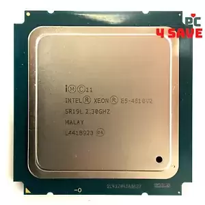 Intel Xeon E5-4610 V2 2.30GHz 8-Core 16MB LGA2011 Server Processor CPU SR19L 95W