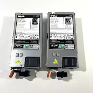 LOT OF 2 0PJMDN DELL 750W POWER SUPPLY FOR POWEREDGE R630 R730 R730XD T430 T630