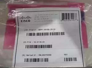 CISCO QSFP-4X10G-LR-S 4x10GBASE-LR 1310 nm SMF transceiver module fast shipping