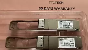 2x 10-2920-02 Cisco FET-40G QSFP 40G Fabric Extender Transceiver Module