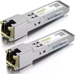 2 Packs For Cisco SFP-GE-T 1.25G SFP-T 1000BASE-T SFP to RJ45 Copper Transceiver