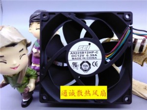 SEI A9225B12HP-C 12V 0.39A 9025 9CM 4-wire server chassis fan