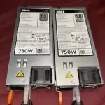 Dell D750E-S1 100-240V 80 Plus Platinum 750W  Power Supplies Pair (lot 2)