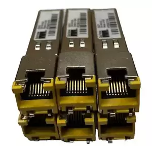 Lot of 6 Cisco GLC-T 30-1410-02 Ethernet RJ-45 Transceiver Module