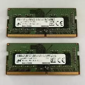 16GB MICRON Laptop Ram Kit 2x8GB 1RX8 PC4-2666V SO-DIMM MTA8ATF1G64HZ-2G6E1