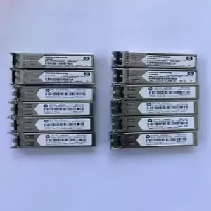 Lot of 12 Pcs HP ProCurve Networking X121 1G Gigabit-SX-LC SFP Transceiver J4858