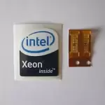 2 LGA 771 to 775 Adapters for Xeon Mod with one 'Intel Xeon Inside' sticker