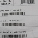 NEW Sealed Genuine Cisco SFP-GE-S Transceiver 1000Base-SX 10-2143-01