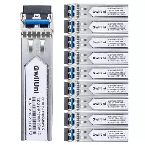 10Pack 10G Sfp+ Or 1.25G Sfp Fiber Module Network Transceiver For Cisco, Netge