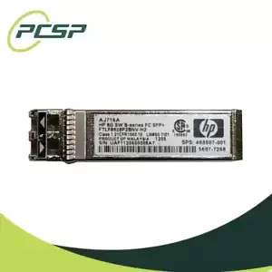 Lot of 10 HP AJ716A 8G SW FC SFP+ Transceiver 850nm FTLF8528P2BNV-H2 468507-001